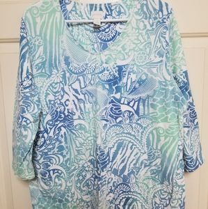 3/$12!! Chico's top w/ 3/4 sleeve